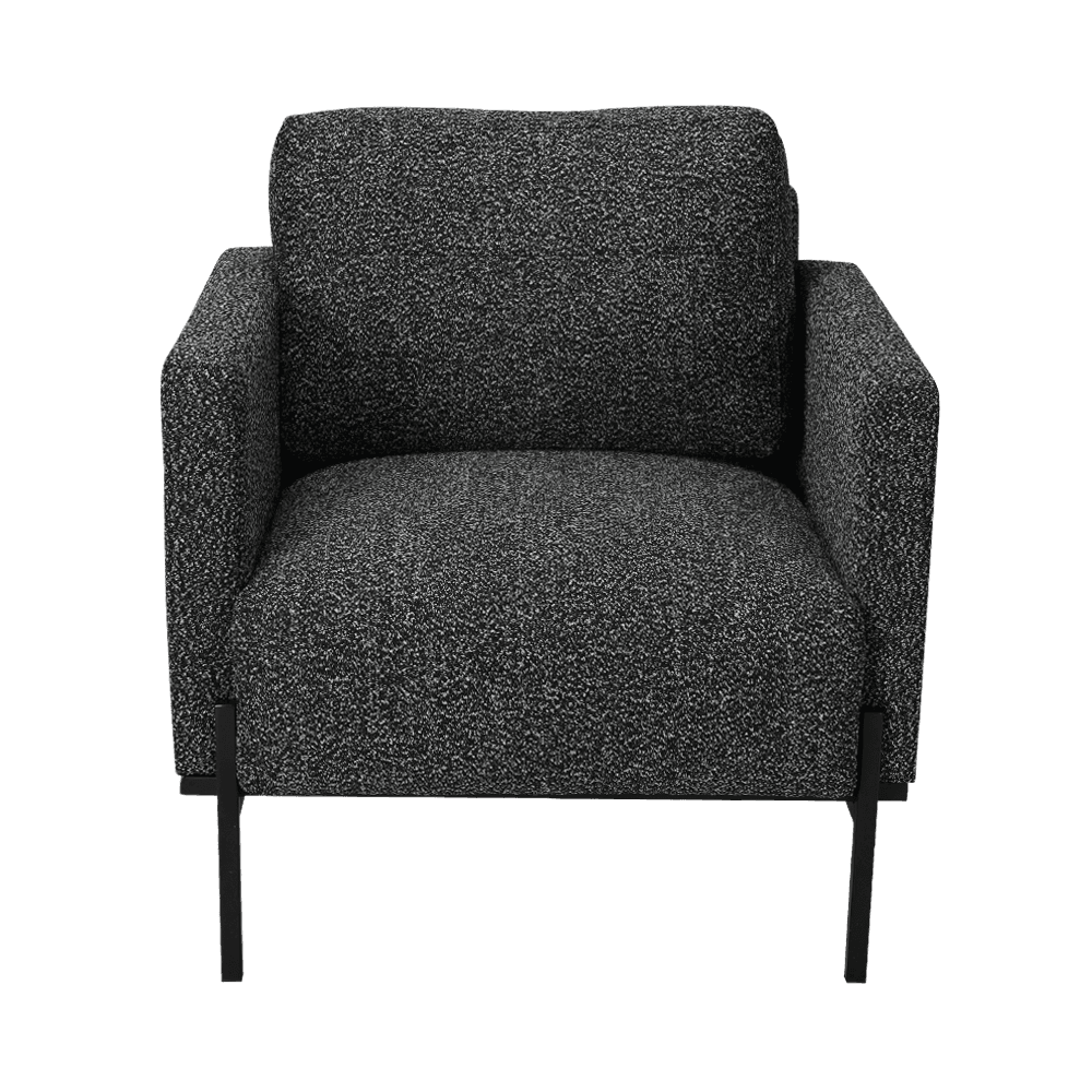 Cathaoir Lounge Liath le Armrests