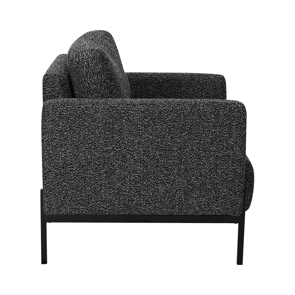 Cathaoir Lounge Liath le Armrests