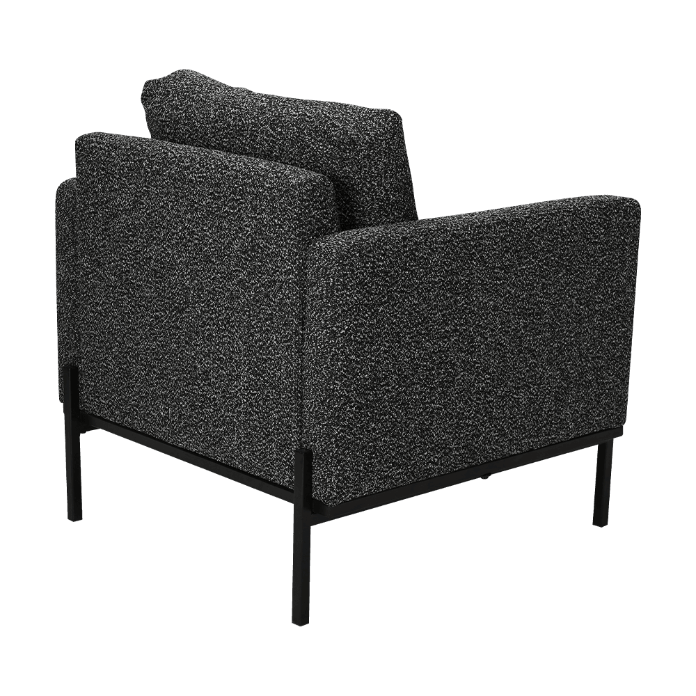 Cathaoir Lounge Liath le Armrests