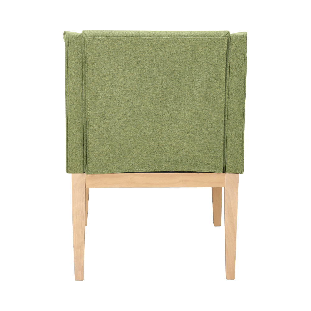Cathaoir itheacháin adhmaid soladach le armrests